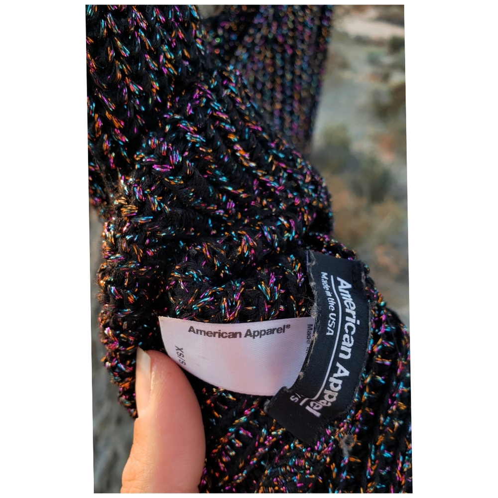 festival crop 🦋 by AMERICAN APPAREL sz XS/S - Picture 7 of 8